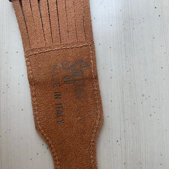 Vintage Metal Leather Belt main image 5